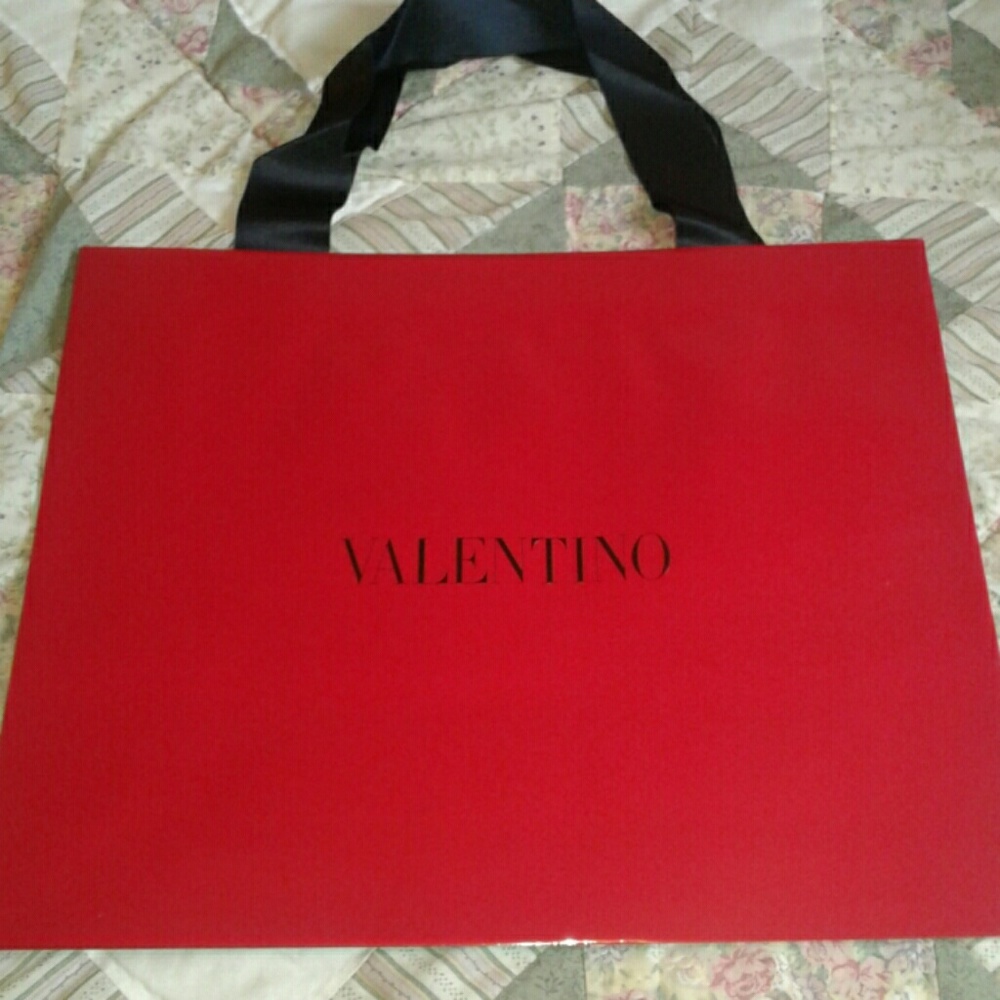 Valentino Gloss Bags Red